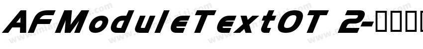 AFModuleTextOT 2字体转换